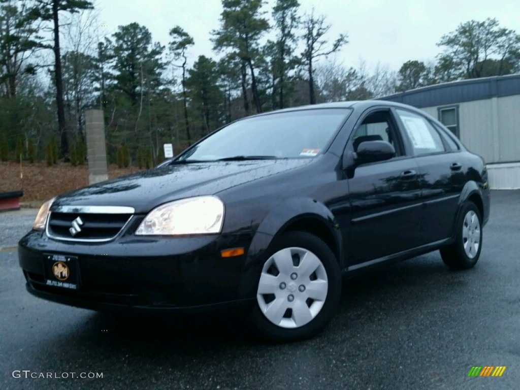 2008 Forenza  - Fantasy Black Metallic / Grey photo #1