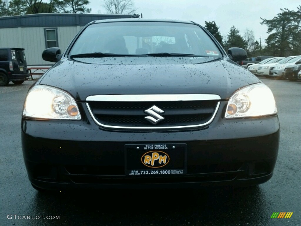 2008 Forenza  - Fantasy Black Metallic / Grey photo #4