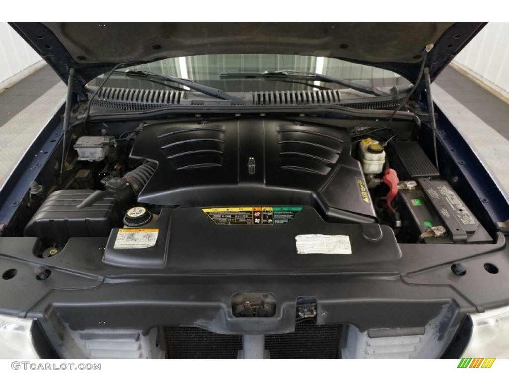 2005 Aviator Luxury AWD - Dark Blue Pearl Metallic / Dove Grey photo #35