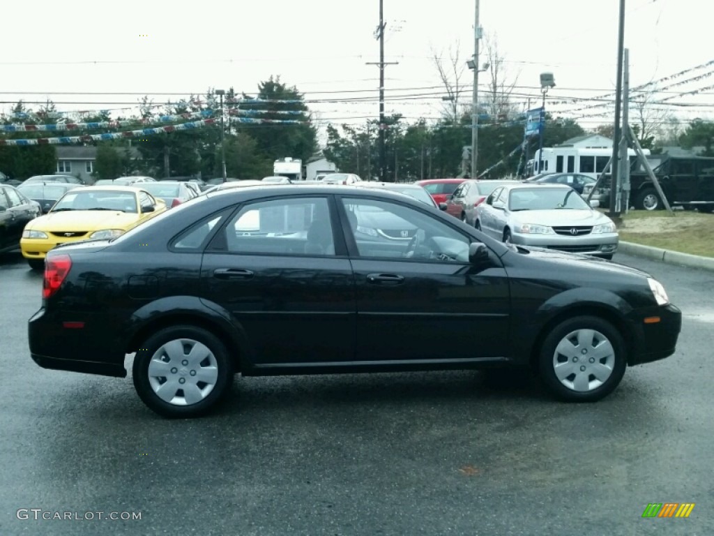 2008 Forenza  - Fantasy Black Metallic / Grey photo #8