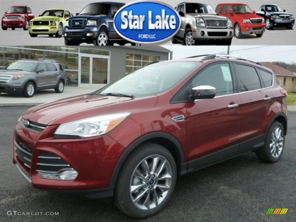 2015 Escape SE 4WD - Sunset Metallic / Charcoal Black photo #1