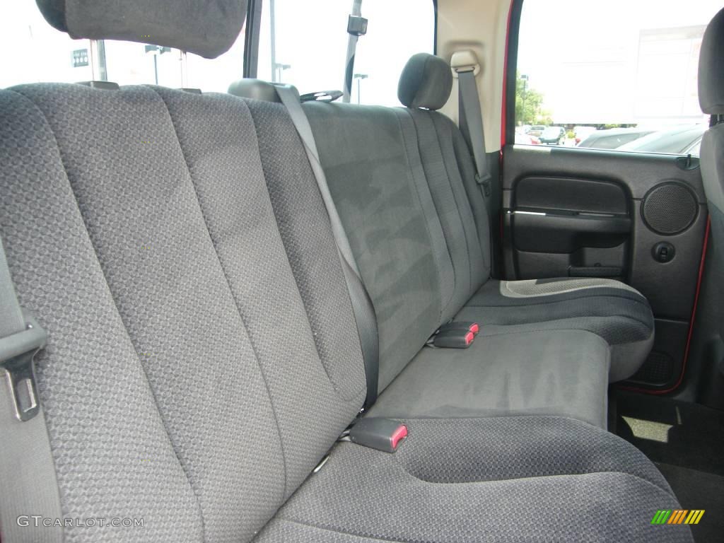 2005 Ram 1500 SLT Quad Cab - Flame Red / Dark Slate Gray photo #25