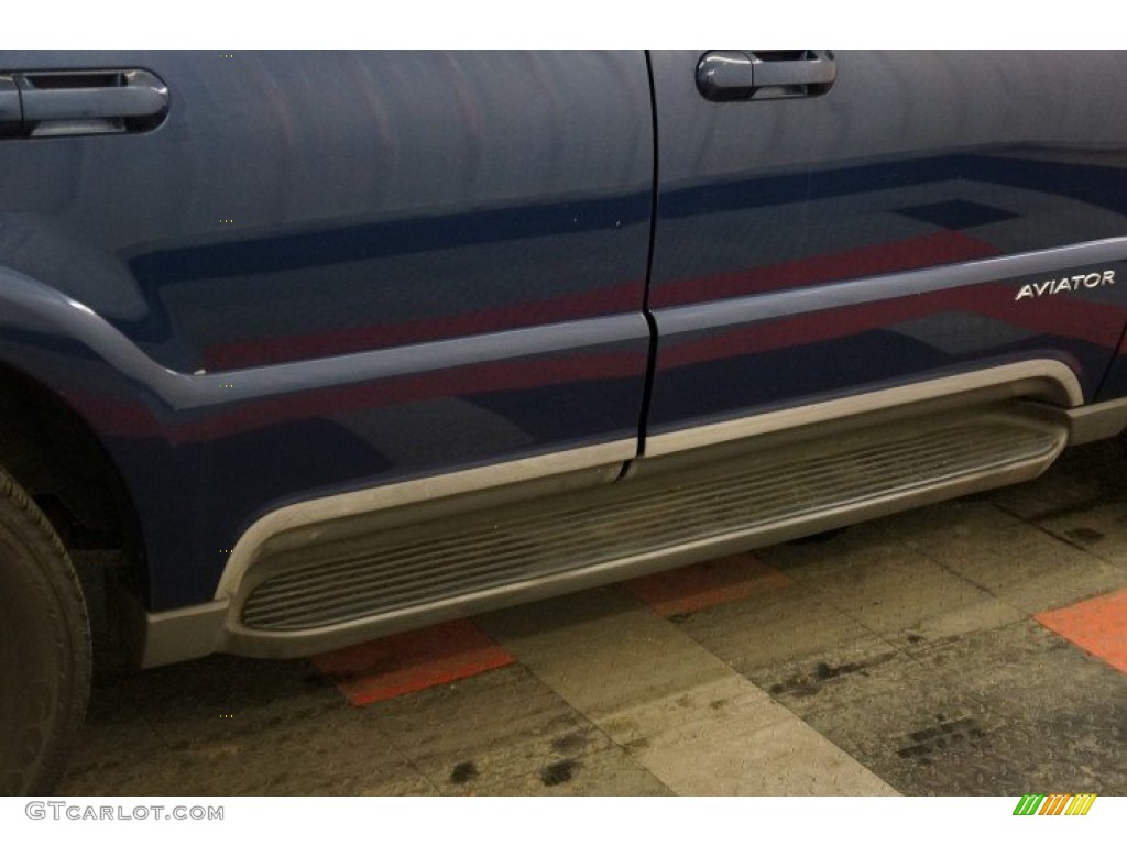 2005 Aviator Luxury AWD - Dark Blue Pearl Metallic / Dove Grey photo #46