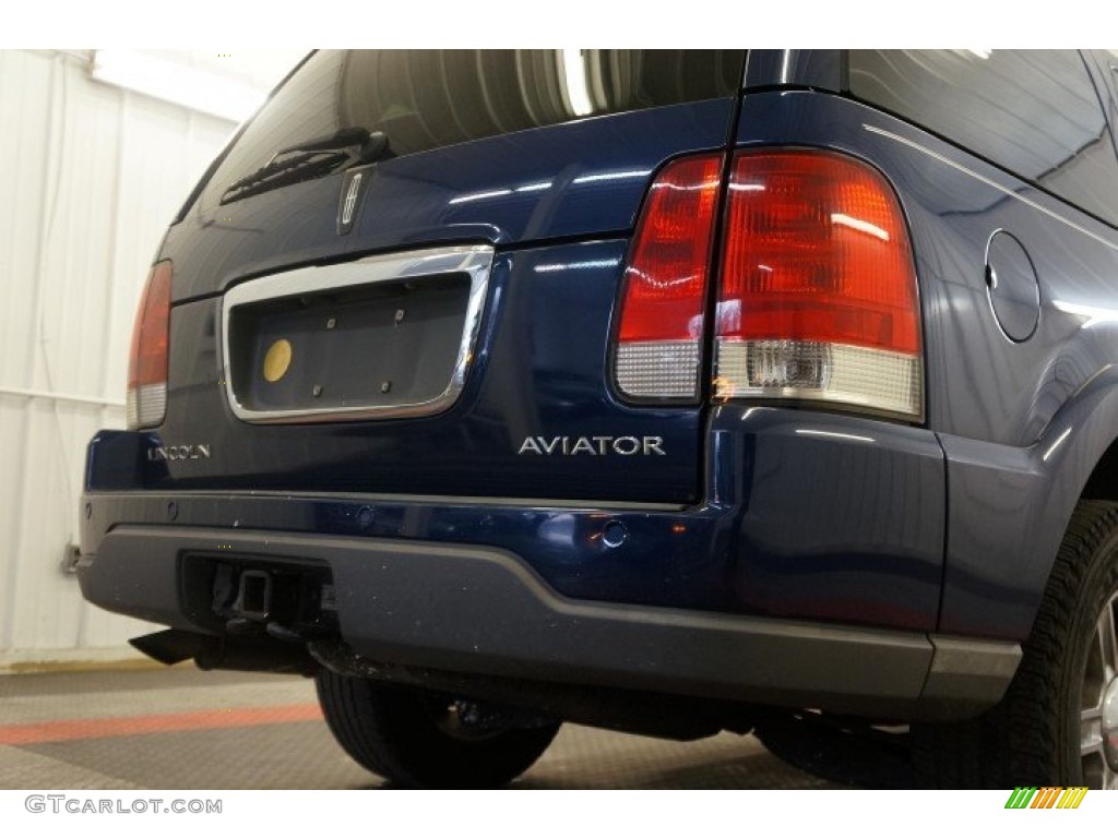 2005 Aviator Luxury AWD - Dark Blue Pearl Metallic / Dove Grey photo #51