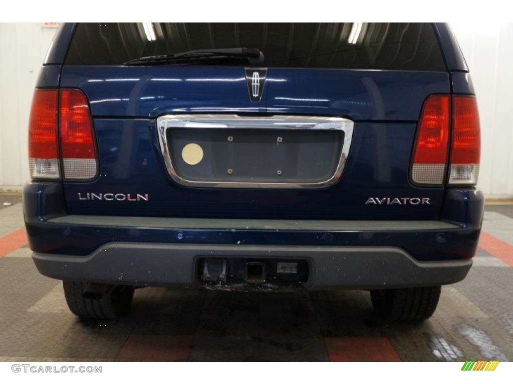 2005 Aviator Luxury AWD - Dark Blue Pearl Metallic / Dove Grey photo #52