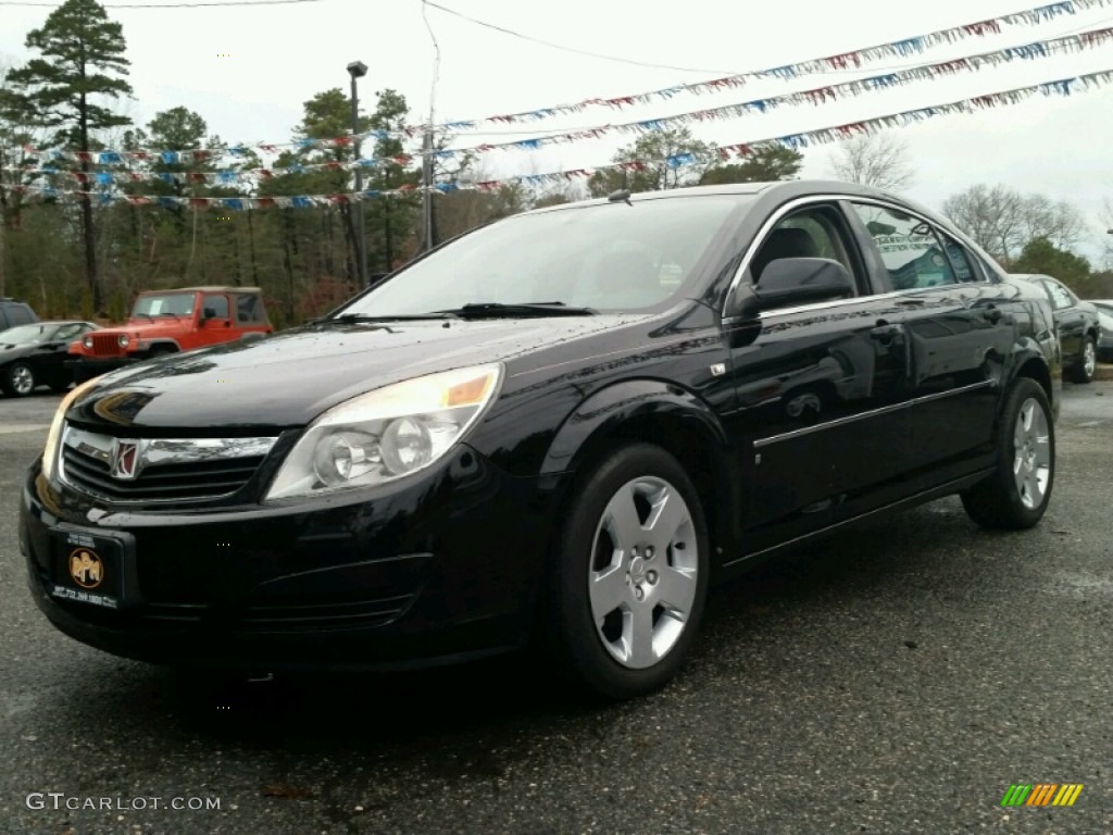 2007 Black Onyx Saturn Aura XE 99765195 Car Color