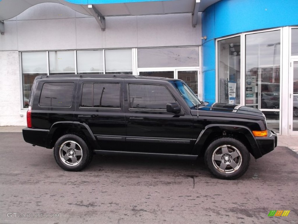 2006 Commander 4x4 - Black / Medium Slate Gray photo #2