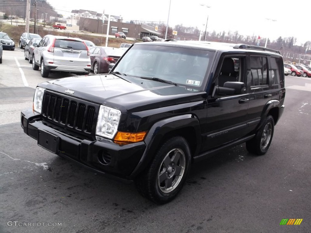 2006 Commander 4x4 - Black / Medium Slate Gray photo #6
