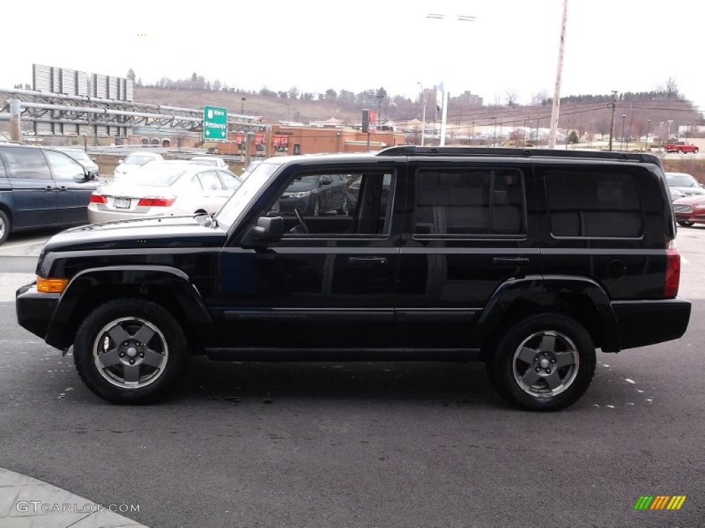 2006 Commander 4x4 - Black / Medium Slate Gray photo #7