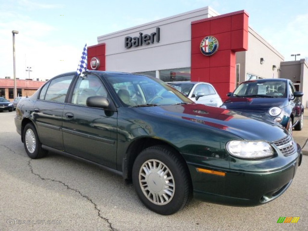 2002 Malibu Sedan - Forest Green Metallic / Neutral photo #1