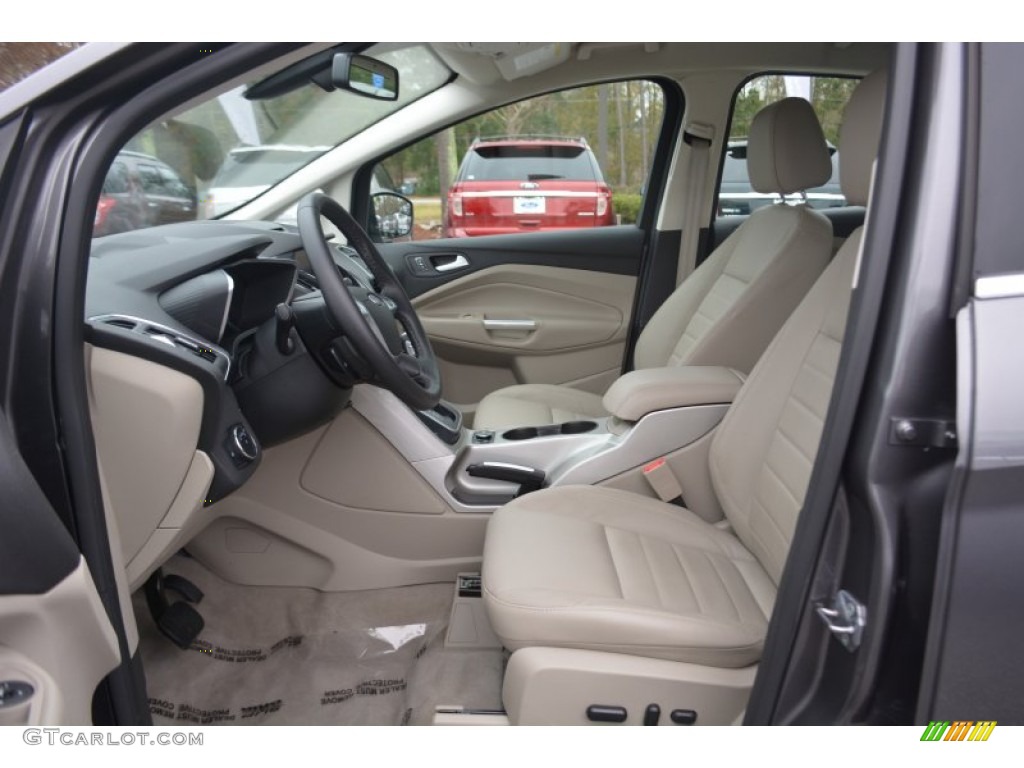 Medium Light Stone Interior 2013 Ford C-Max Hybrid SEL Photo #99787904