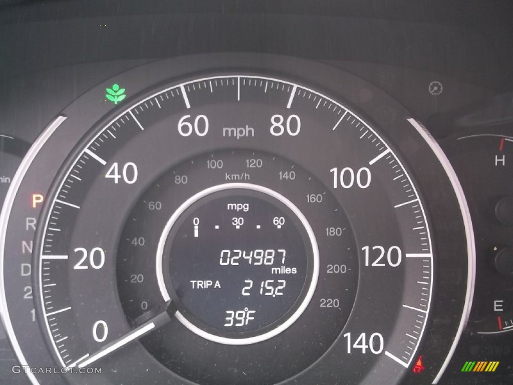 2012 CR-V LX 4WD - Polished Metal Metallic / Gray photo #20