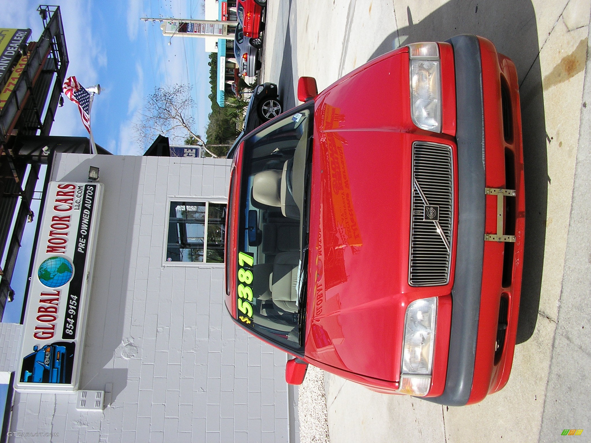 1996 850 GLT Sedan - Red / Beige photo #10