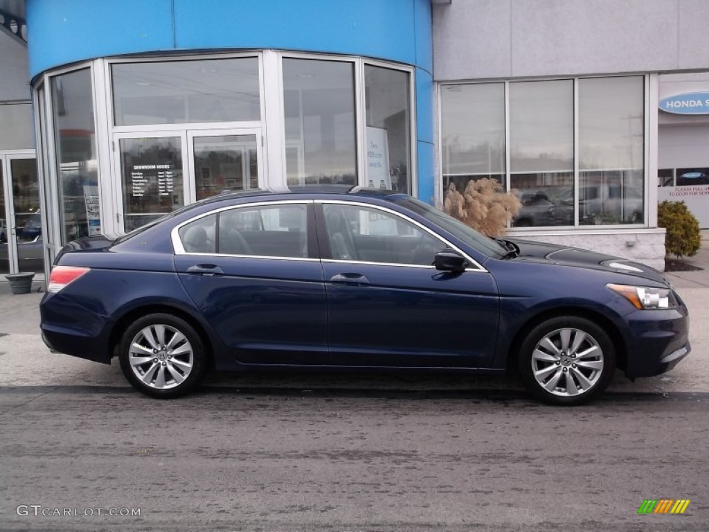 2011 Accord EX-L Sedan - Royal Blue Pearl / Gray photo #2