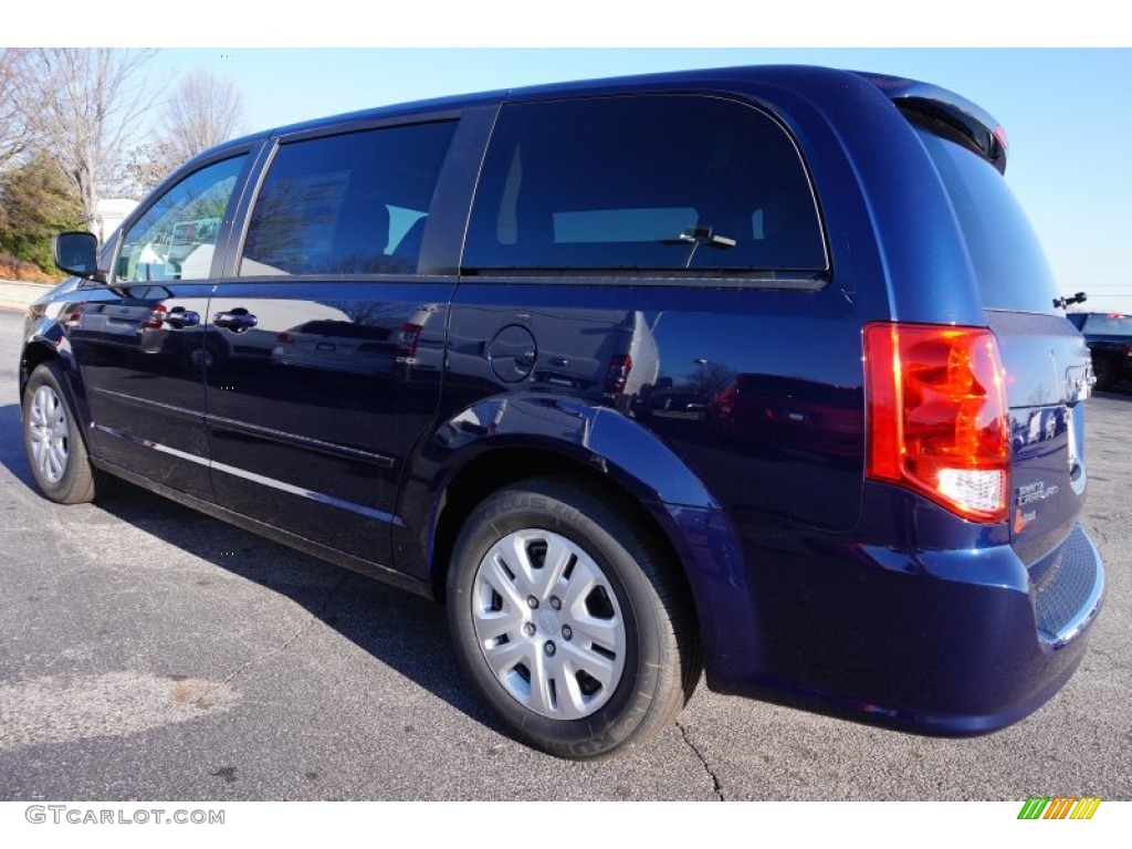 True Blue Pearl 2015 Dodge Grand Caravan American Value Package Exterior Photo #99789052