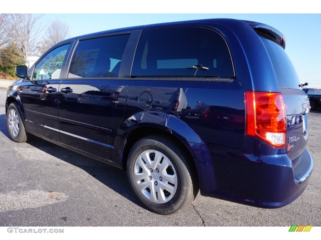 2015 Grand Caravan American Value Package - True Blue Pearl / Black/Light Graystone photo #2