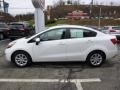 2013 Clear White Kia Rio LX Sedan  photo #5