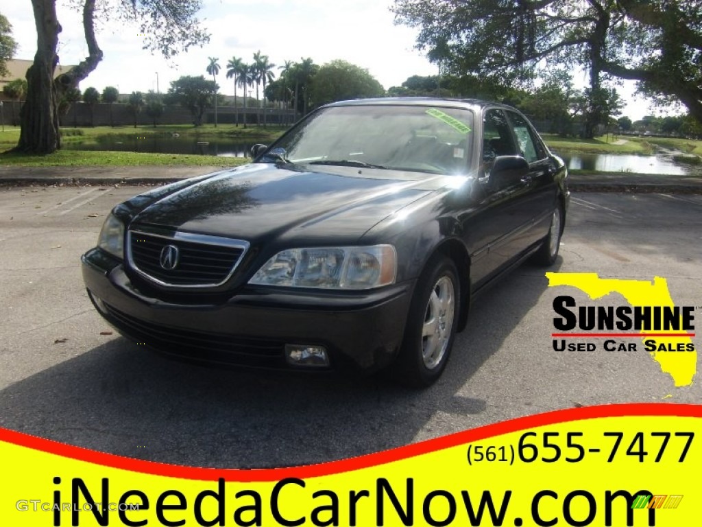 2002 RL 3.5 Sedan - Nighthawk Black / Ebony photo #1