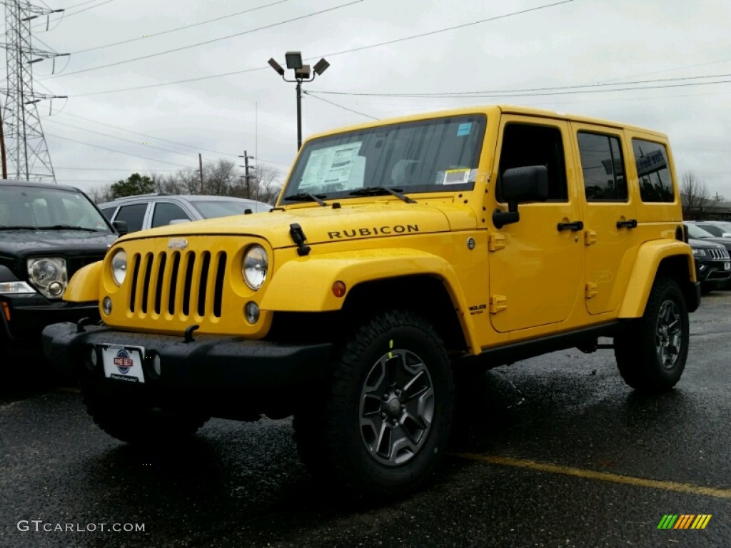 Baja Yellow Jeep Wrangler Unlimited