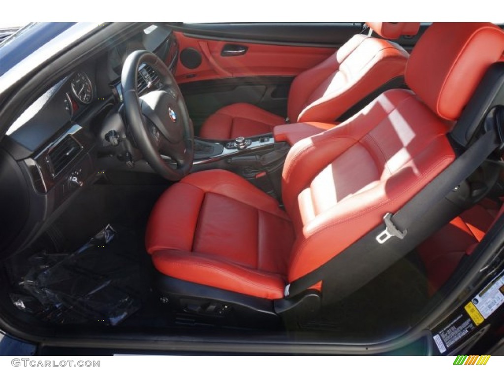 2013 3 Series 335i Convertible - Black Sapphire Metallic / Coral Red/Black photo #15