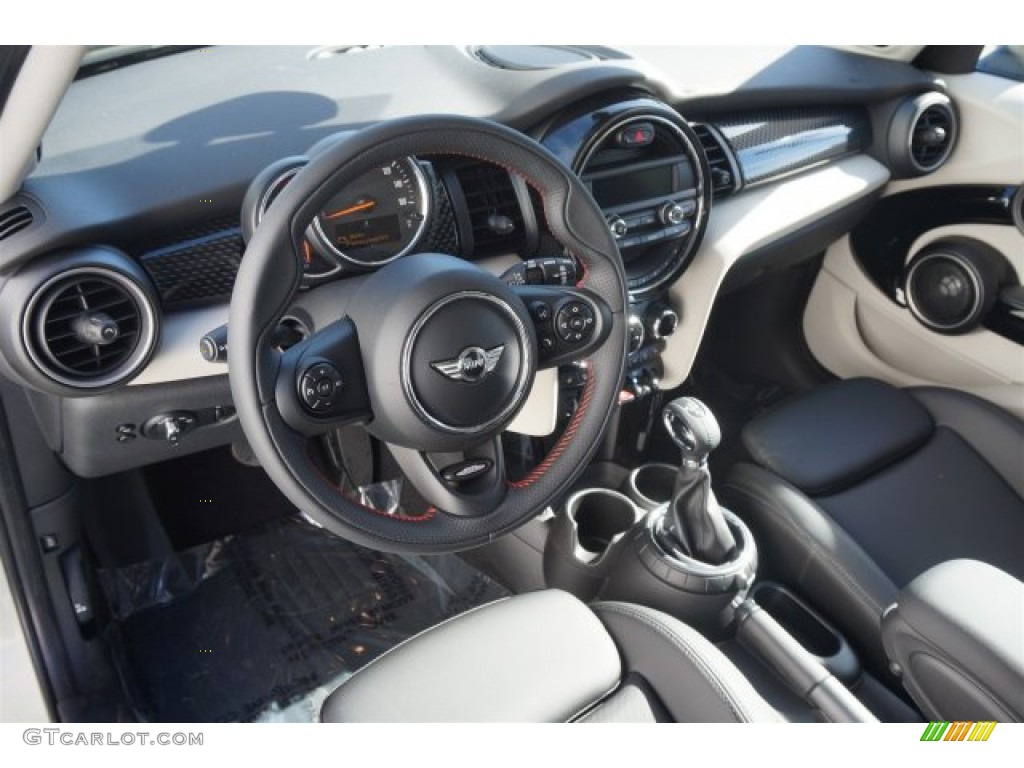 Carbon Black Interior 2015 Mini Cooper S Hardtop 4 Door Photo #99795338