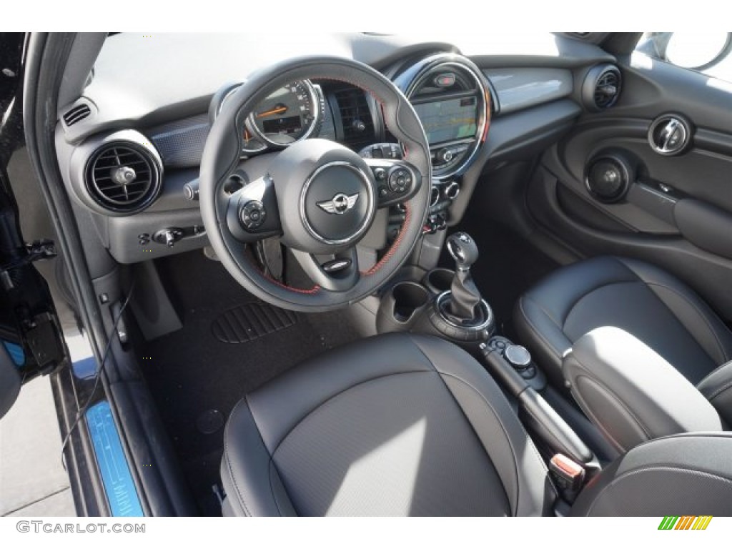 Carbon Black Interior 2015 Mini Cooper Hardtop 4 Door Photo #99795416