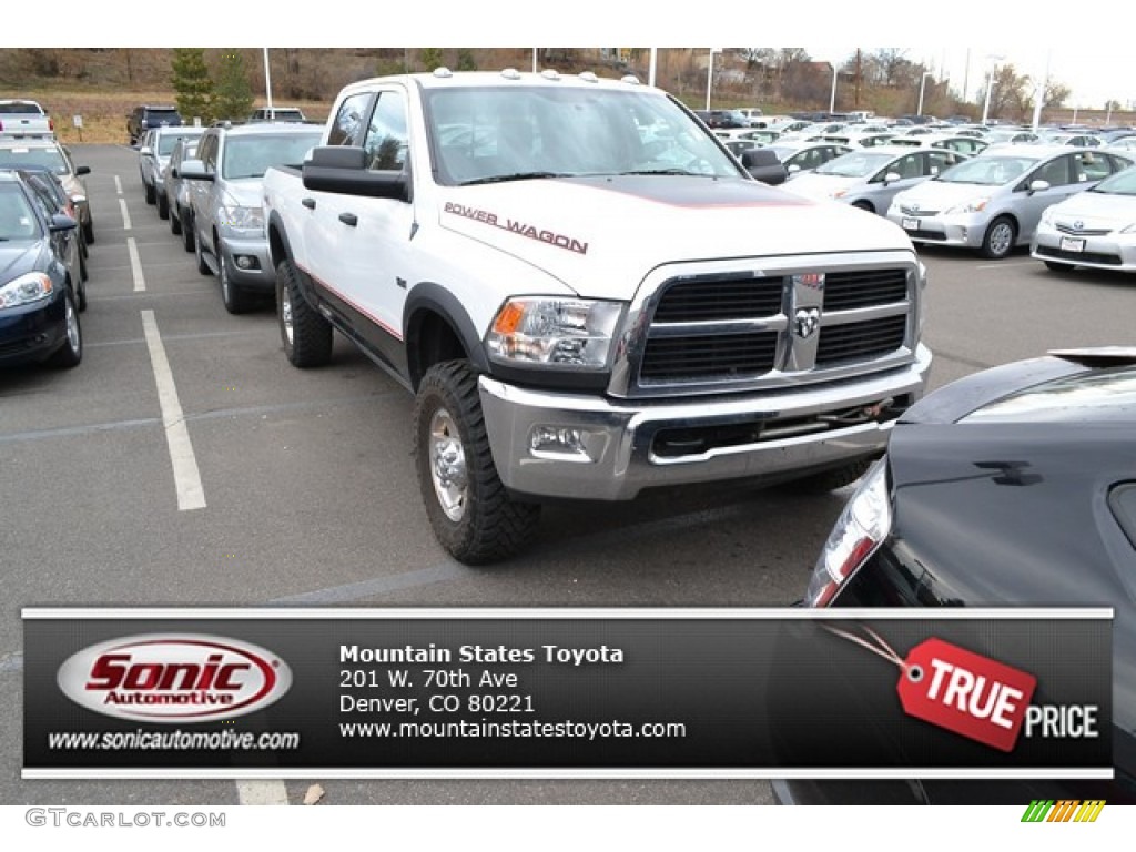 2012 Ram 2500 HD Power Wagon Crew Cab 4x4 - Bright White / Dark Slate/Medium Graystone photo #1