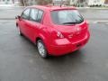 2012 Red Alert Nissan Versa 1.8 S Hatchback  photo #3