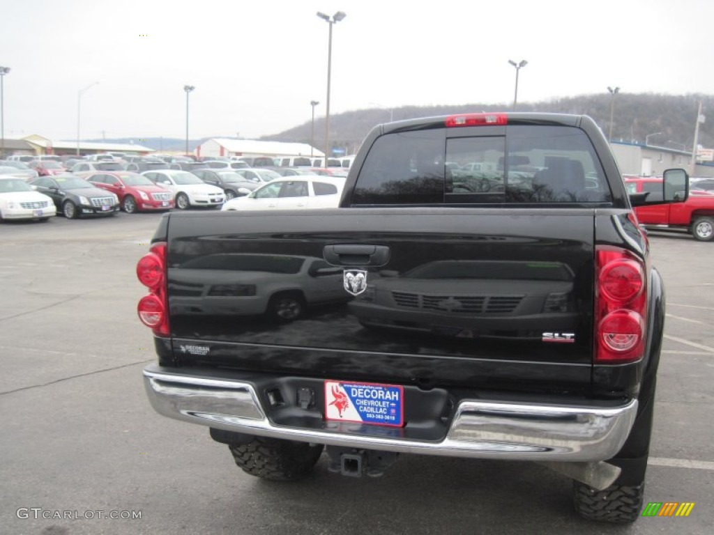 2007 Ram 2500 TRX4 Quad Cab 4x4 - Brilliant Black / Medium Slate Gray photo #5
