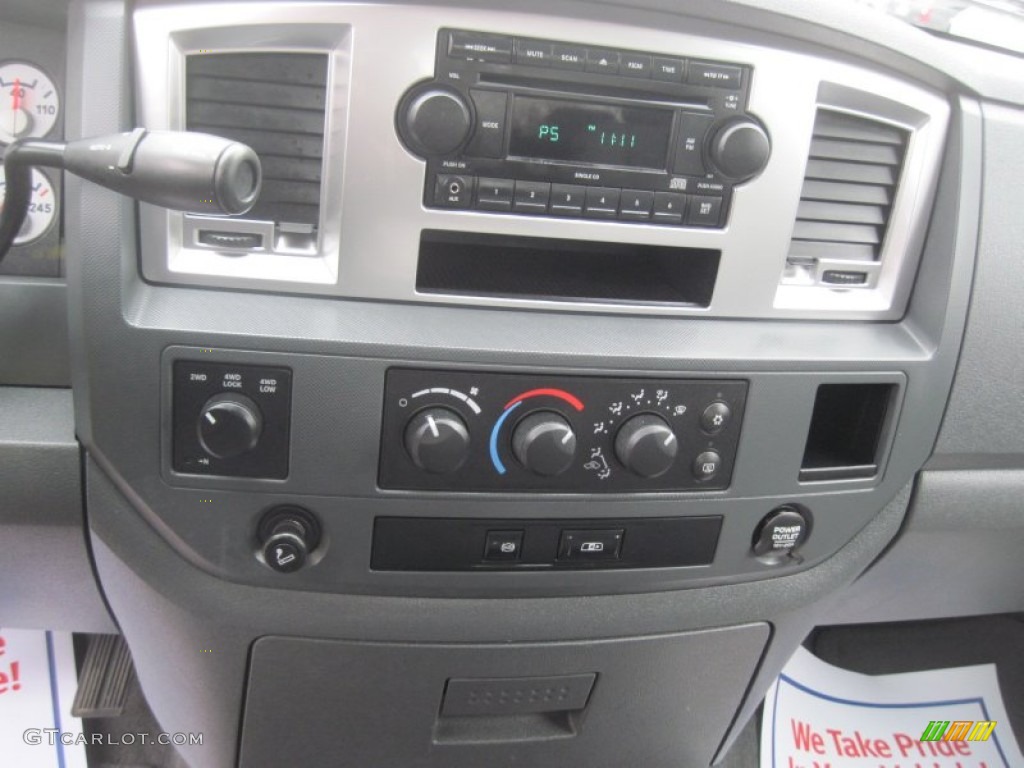 2007 Ram 2500 TRX4 Quad Cab 4x4 - Brilliant Black / Medium Slate Gray photo #14