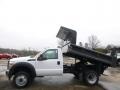 2015 Oxford White Ford F450 Super Duty XL Regular Cab Dump Truck 4x4  photo #5