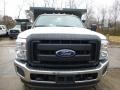 Oxford White - F350 Super Duty XL Regular Cab 4x4 Dump Truck Photo No. 3
