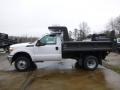 Oxford White - F350 Super Duty XL Regular Cab 4x4 Dump Truck Photo No. 5