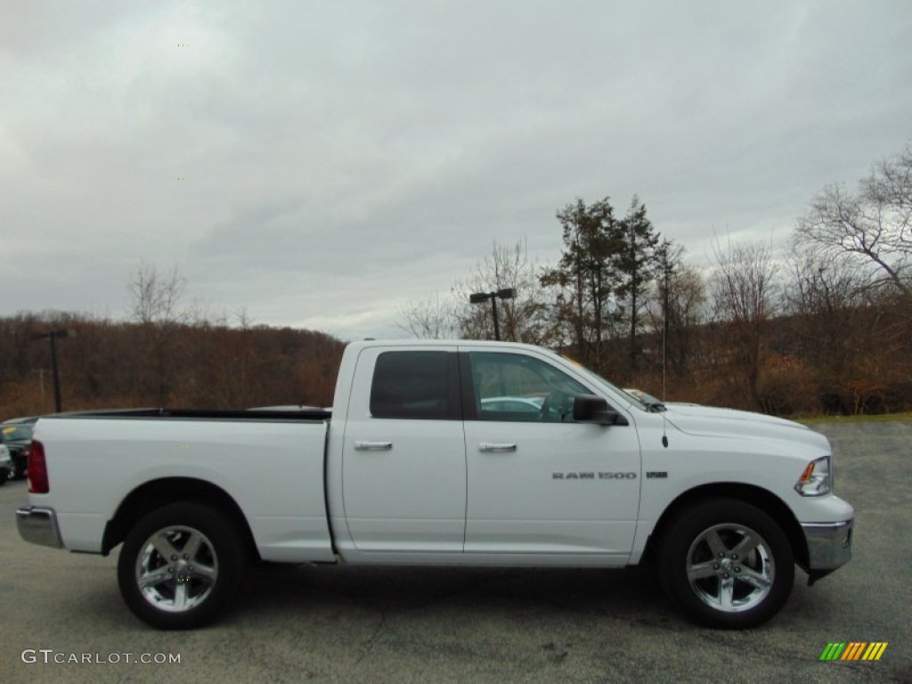 2012 Ram 1500 Big Horn Quad Cab 4x4 - Bright White / Dark Slate Gray/Medium Graystone photo #2