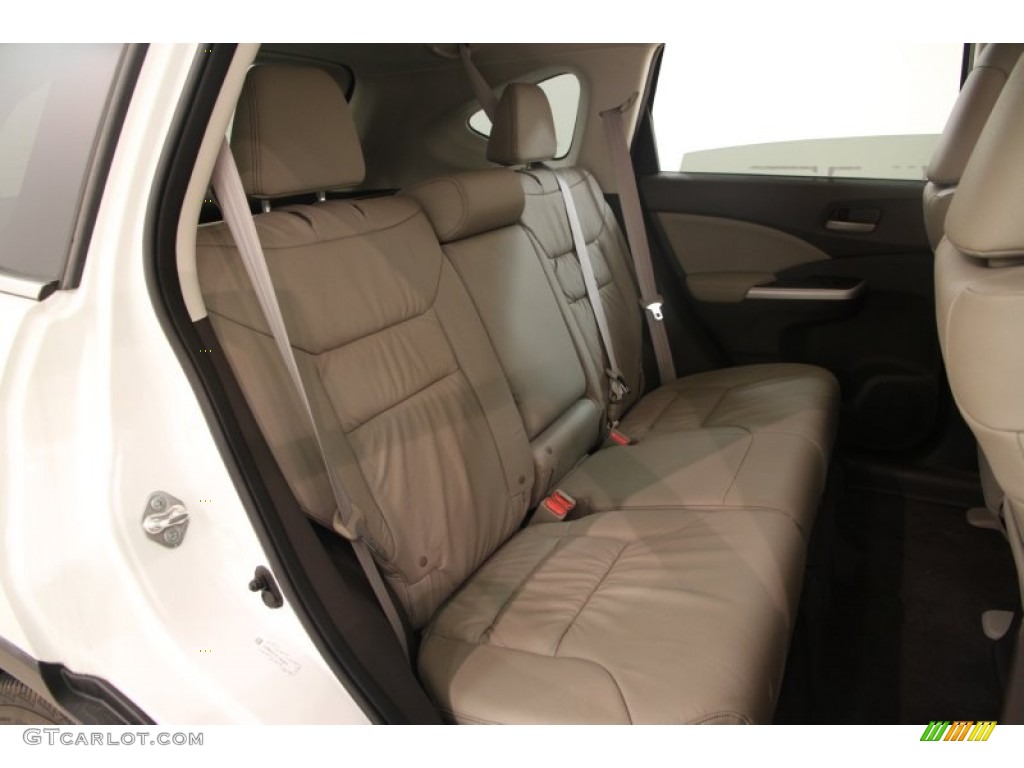 2012 CR-V EX-L 4WD - White Diamond Pearl / Gray photo #18