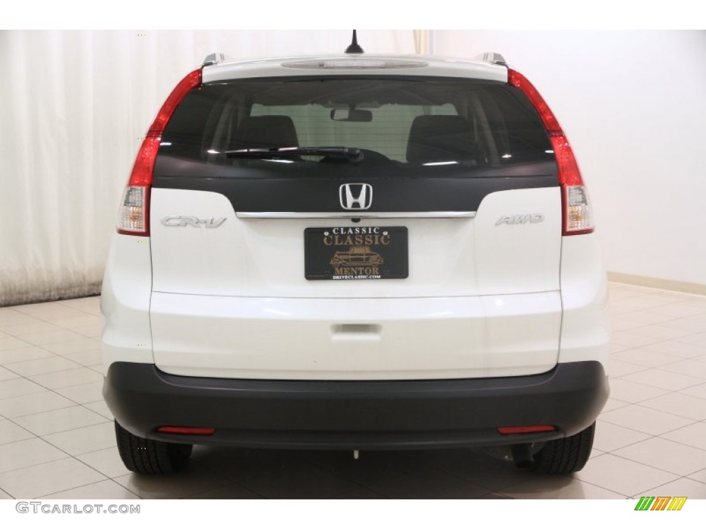 2012 CR-V EX-L 4WD - White Diamond Pearl / Gray photo #20