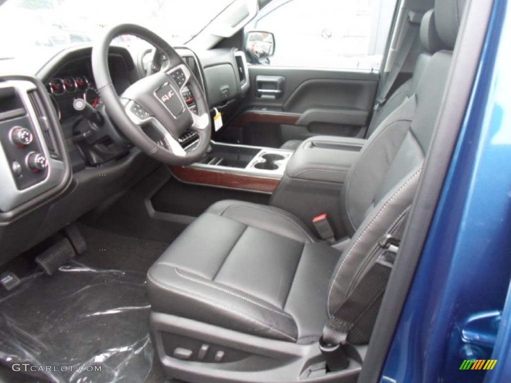 2015 GMC Sierra 1500 SLT Double Cab 4x4 Front Seat Photo #99807929