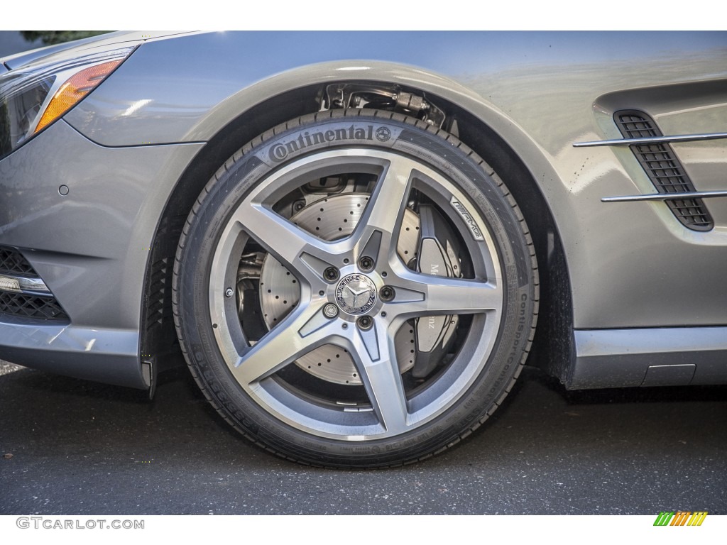 2015 SL 400 Roadster - Palladium Silver Metallic / Crystal Grey/Dark Grey photo #10