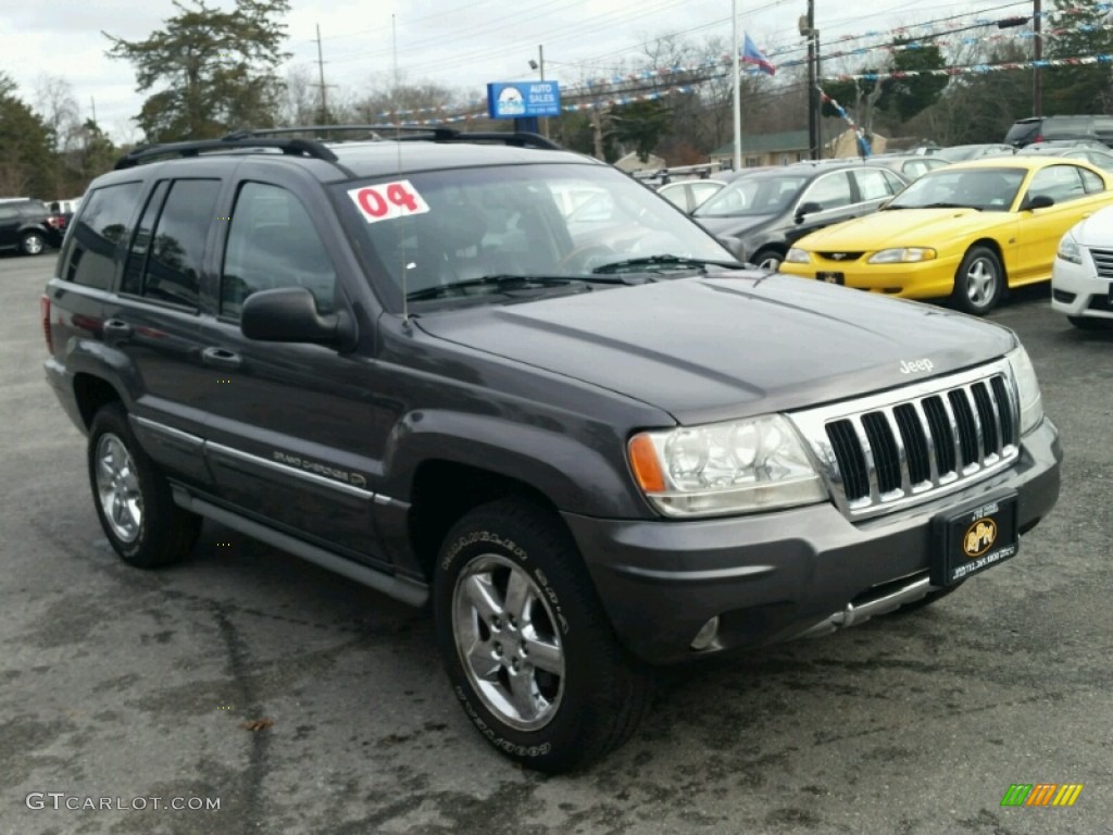 2004 Grand Cherokee Overland 4x4 - Graphite Metallic / Dark Slate Gray photo #6
