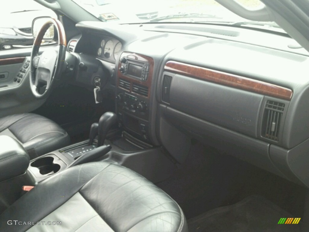 2004 Grand Cherokee Overland 4x4 - Graphite Metallic / Dark Slate Gray photo #11