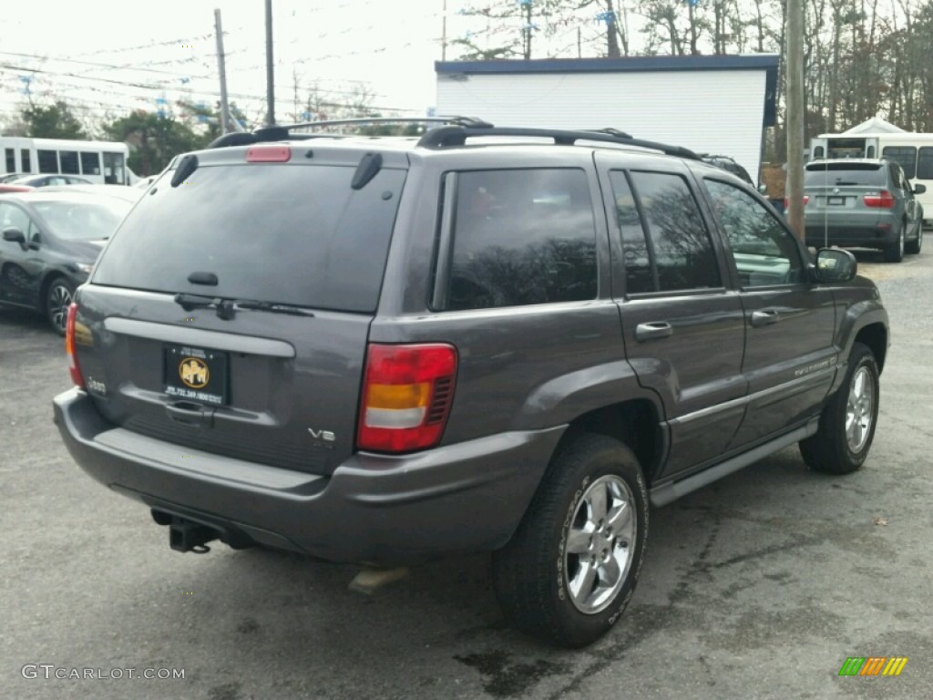 2004 Grand Cherokee Overland 4x4 - Graphite Metallic / Dark Slate Gray photo #15