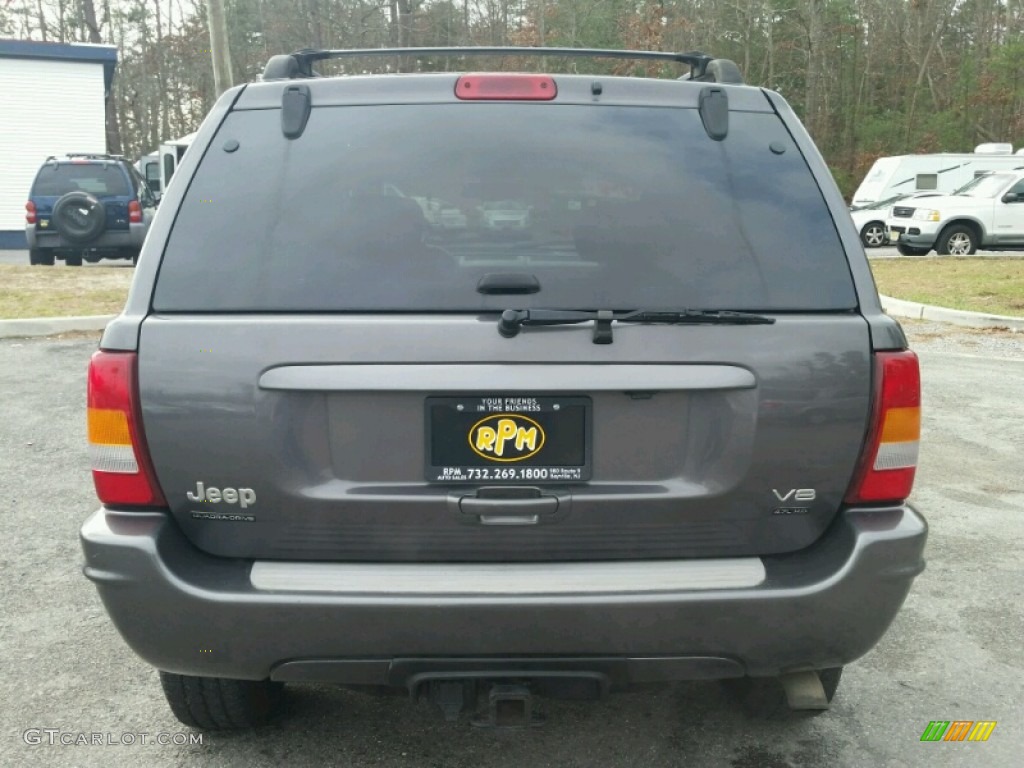 2004 Grand Cherokee Overland 4x4 - Graphite Metallic / Dark Slate Gray photo #16