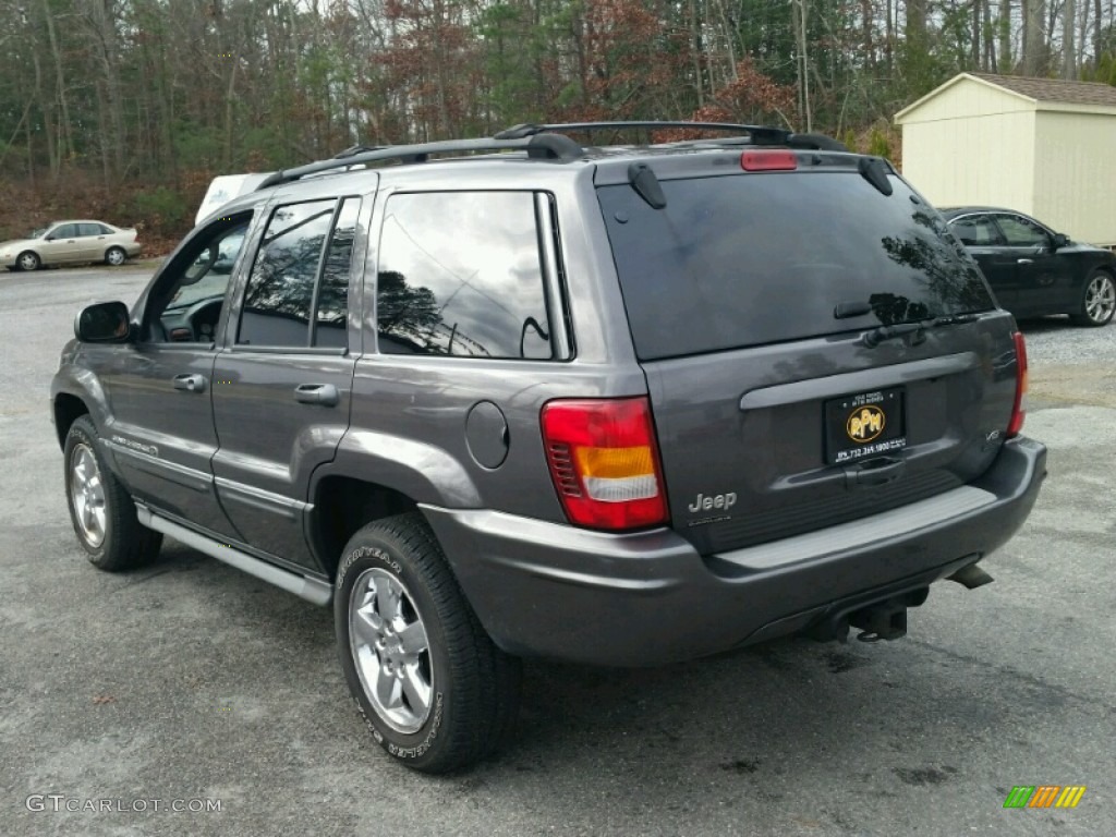2004 Grand Cherokee Overland 4x4 - Graphite Metallic / Dark Slate Gray photo #19
