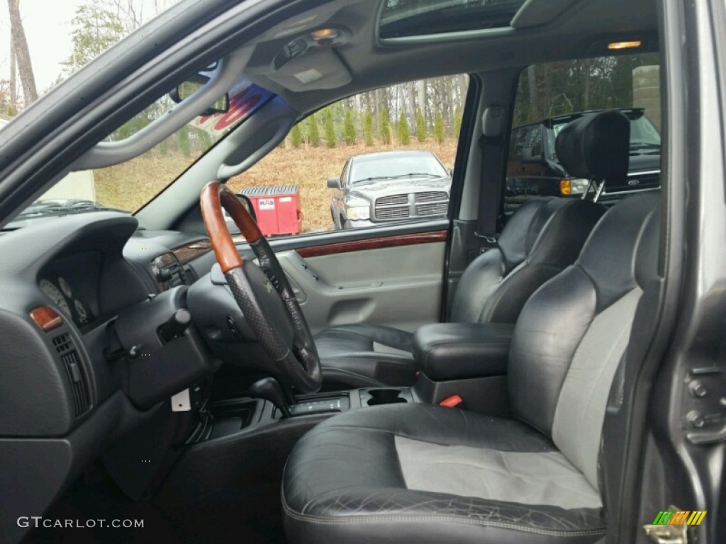 2004 Grand Cherokee Overland 4x4 - Graphite Metallic / Dark Slate Gray photo #28