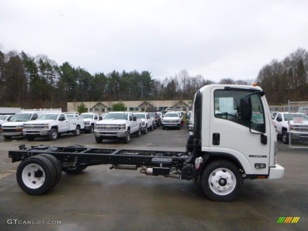 White 2015 Isuzu N Series Truck NPR-HD Chassis Exterior Photo #99811097