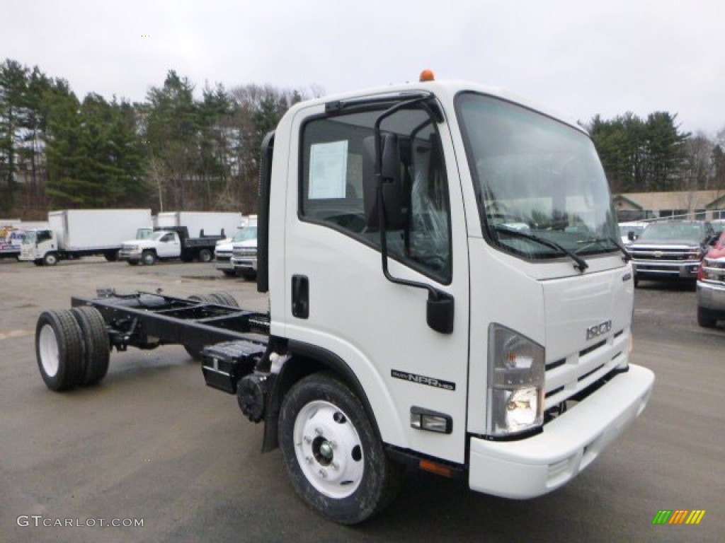 2015 N Series Truck NPR-HD Chassis - White / Medium Pewter photo #4