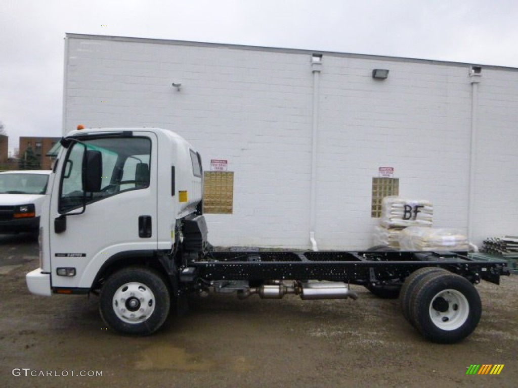 White 2015 Isuzu N Series Truck NPR Chassis Exterior Photo #99812867