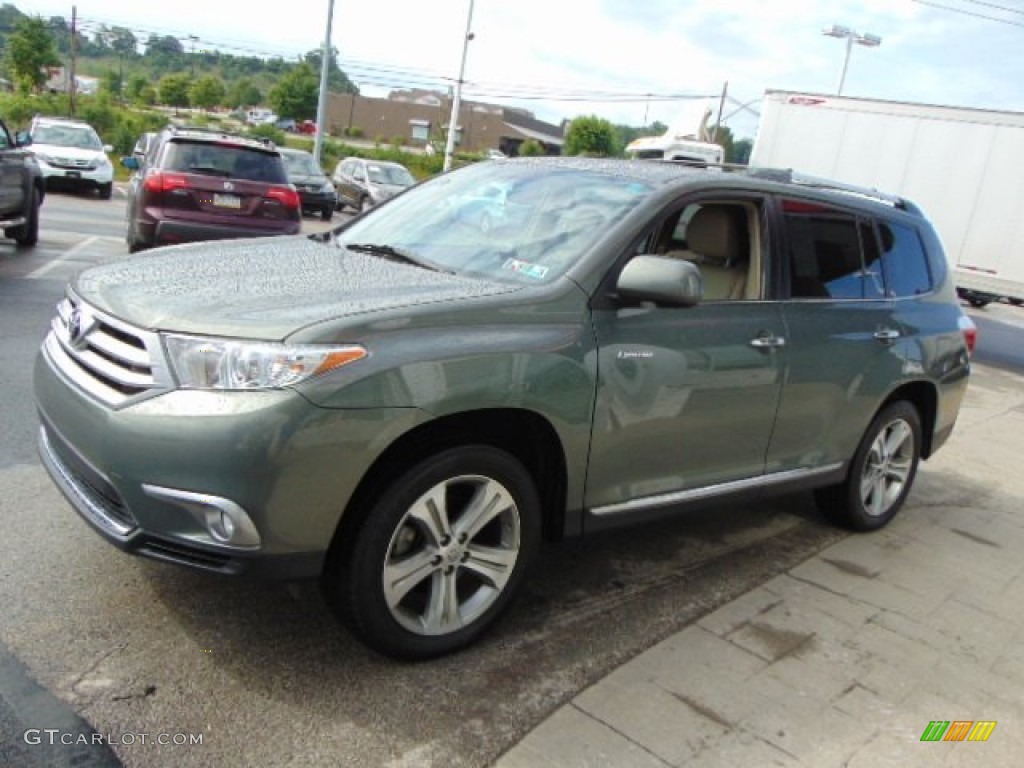 Cypress Green Pearl 2011 Toyota Highlander Limited 4WD Exterior Photo #99813062
