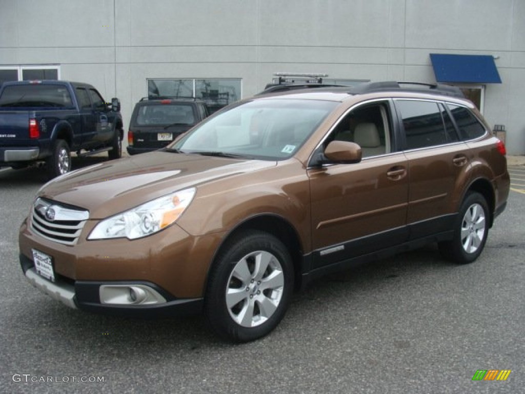 2011 Outback 2.5i Limited Wagon - Caramel Bronze Pearl / Warm Ivory photo #3