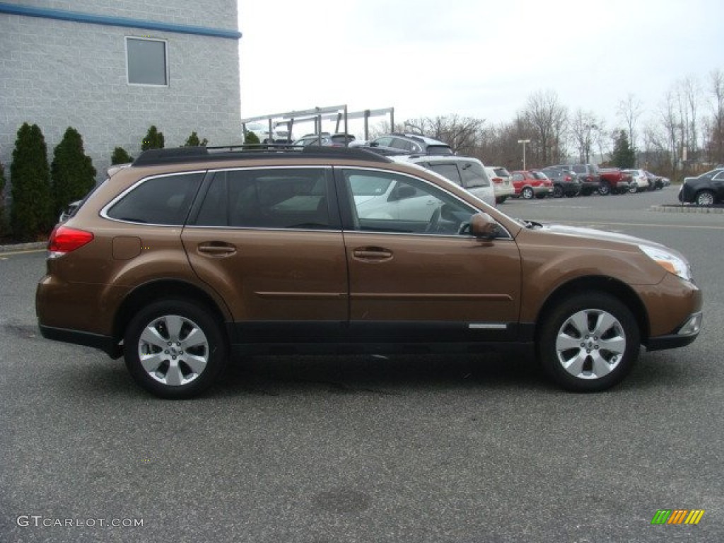 2011 Outback 2.5i Limited Wagon - Caramel Bronze Pearl / Warm Ivory photo #8